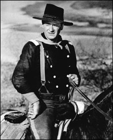 John Wayne a&nbsp;cavallo…